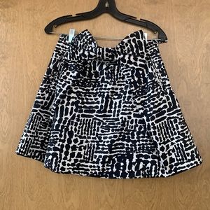 Marc by Marc Jacobs A-Line Black and White Skirt